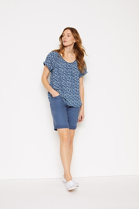 BERMUDA DENIM SHORT DUSTY NAVY 2