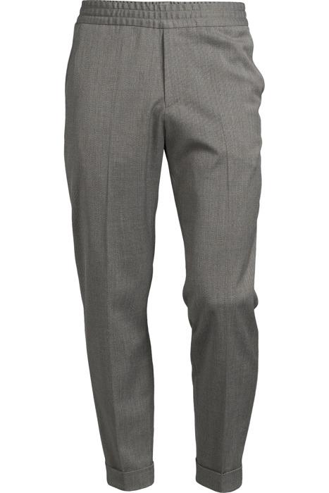 M. TERRY CROPPED TROUSER GREY MEL. 1