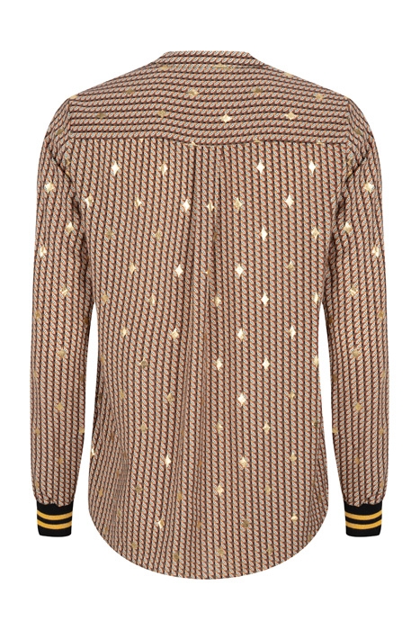 BLOUSE KNOT FOIL PRINT PRINT 2