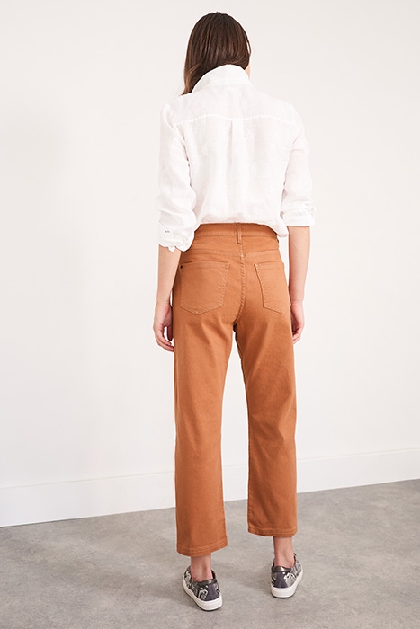 SKYE TWILL STRAIGHT 7/8 JEAN LGT BROWN 4