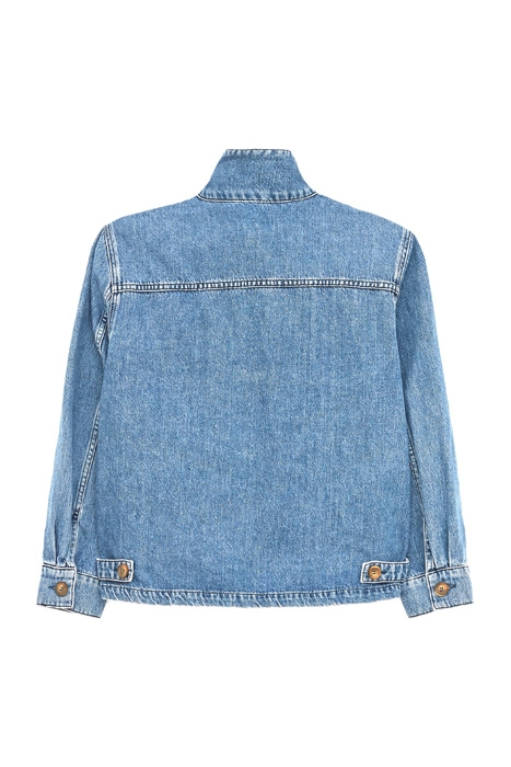SLOUCHY DENIM UTILITY JACKET MID DENIM 2