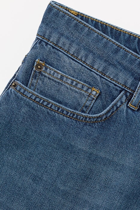 BOYFRIEND DENIM SHORTS MID DENIM 3