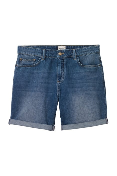 BOYFRIEND DENIM SHORTS MID DENIM 1