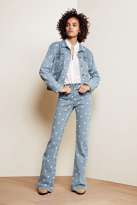 CYPRUS DOT JACKET DENIM/OFF-WHITE 3