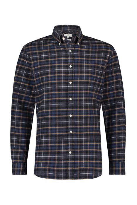 MCG RF PLAID CHECK SHIRT NIGHT BLUE 1
