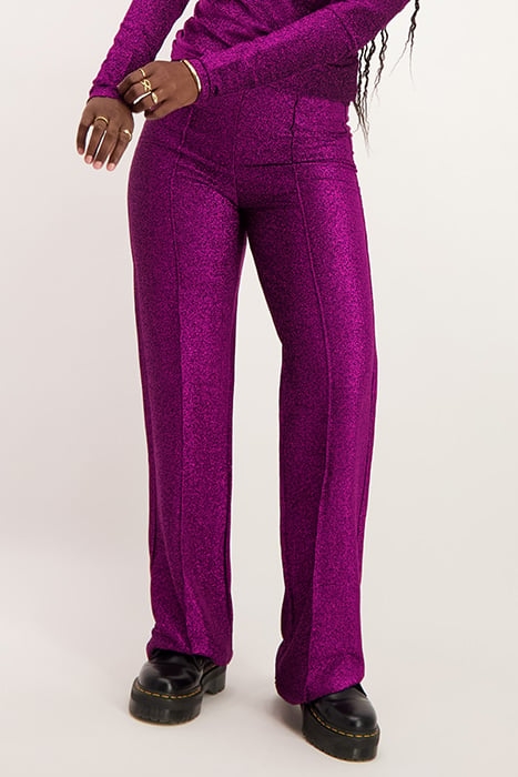 ROZE GLITTER PANTALON WIJDVALLEND PINK PINK 4