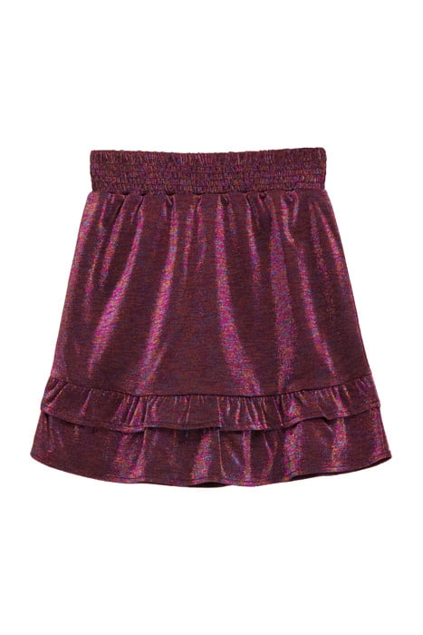 MULTIKLEUR GLITTER ROK MET RUFFLES PINK PINK 1