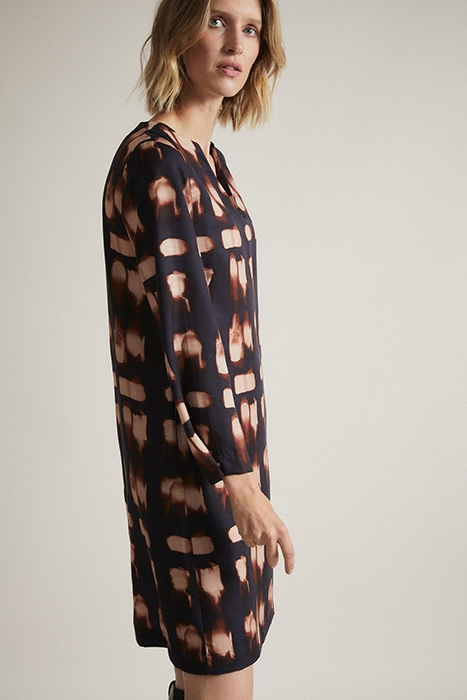 KLEID PRINT AQUARELL / NIGHT BLUE 3