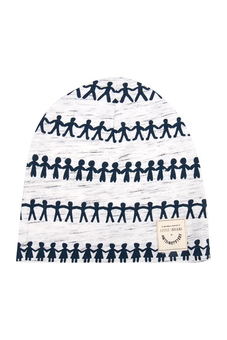 LI X ANTOINE PETERS BEANIE BLUE/GREY 1