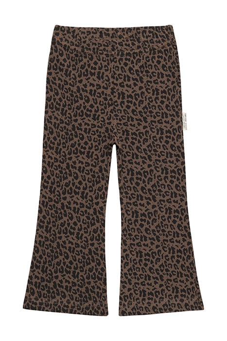 FLARED PANTS LEOPARD BROWN/BLACK 1