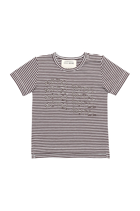 TSHIRT HOTEL MOTEL BROWN/WHITE 1