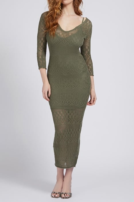 ALEXANDRA DRESS SWEA ARMY SAGE ARMY SAGE 1