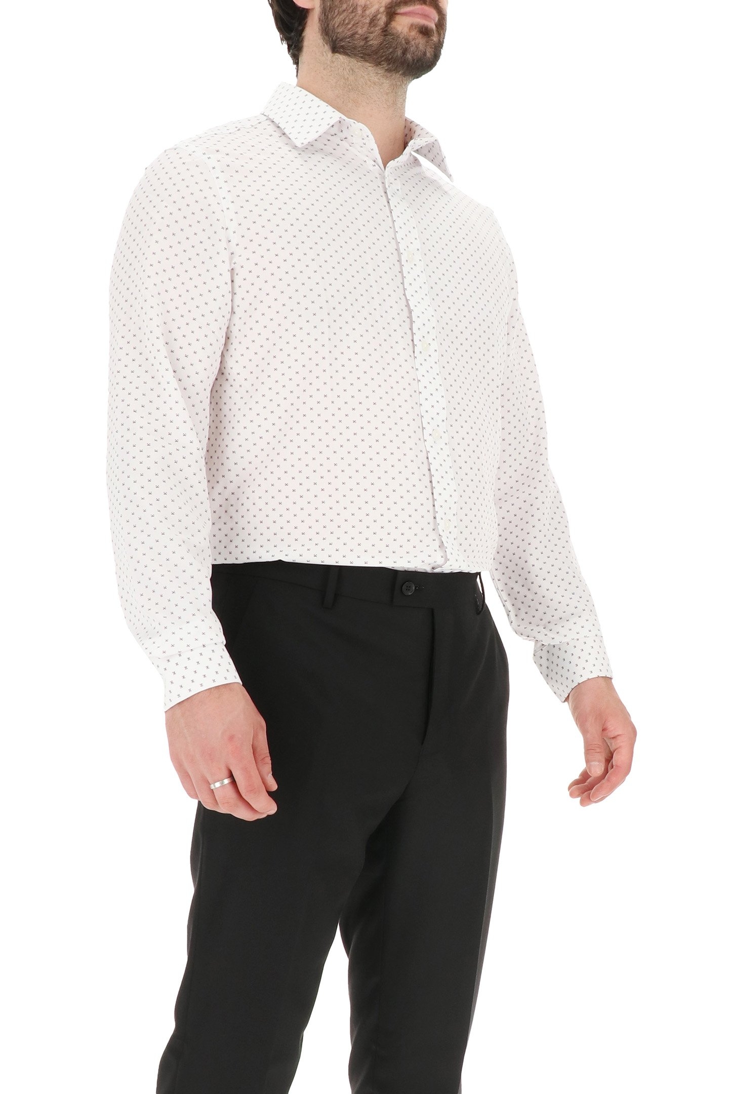 4 WAY STRETCHDRESS SHIRT WHITE 3