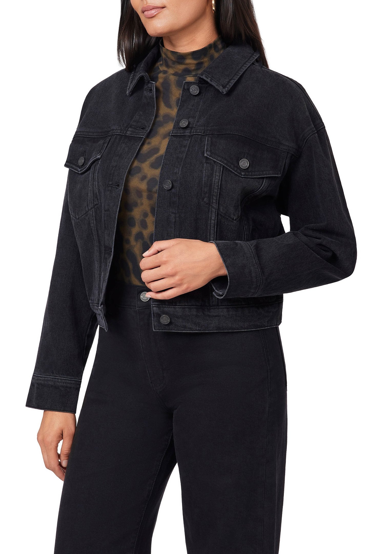 DENIM CROPPED JACKET JOURNEY WASH 5