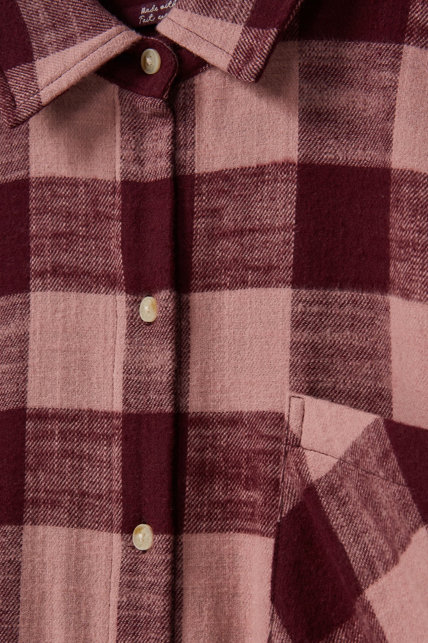 OVERSIZED SHIRT WINETASTING BUFFALO CHECK 7