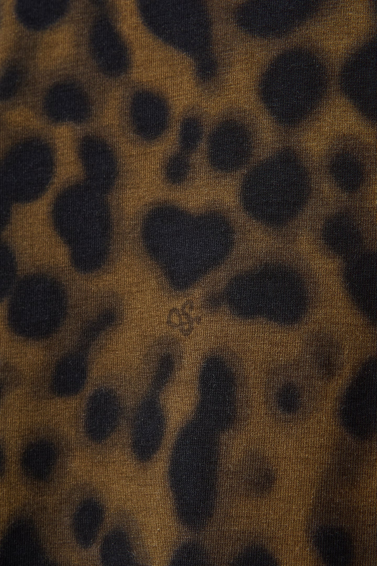 LS MOCK NECK TEE MILITARY OLIVE ANIMAL 7