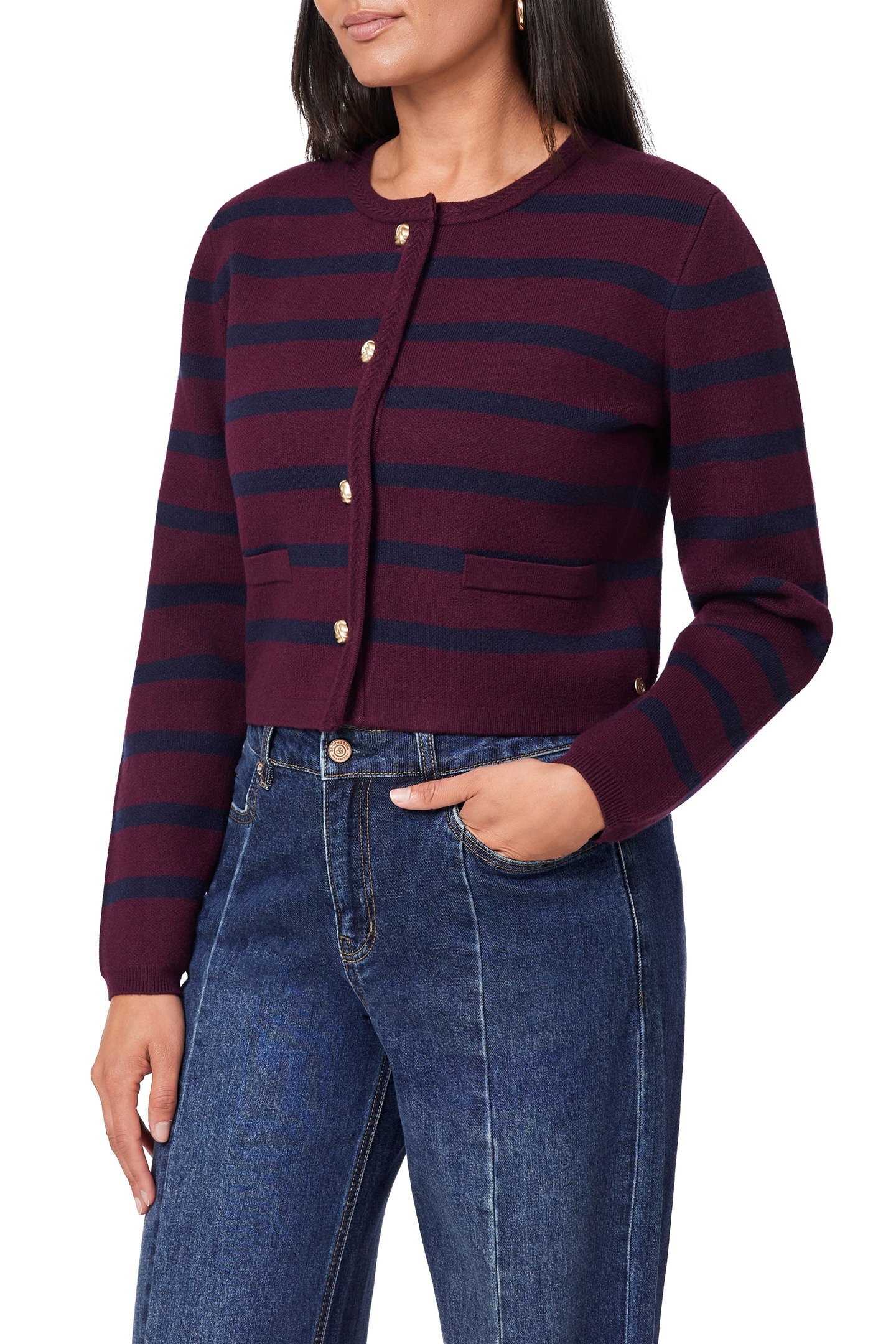 SWEATER WINETASTING/ SKY CAPTAIN STRIPE 4