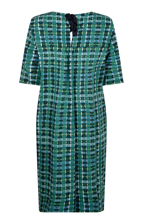 BOW TIED BACK DRESS GREEN 2