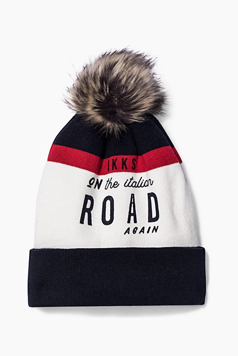 BONNET POMPON NAVY 1