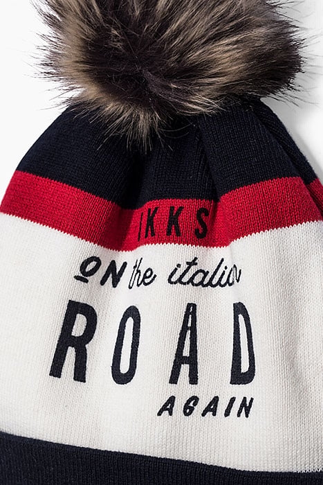 BONNET POMPON NAVY 4