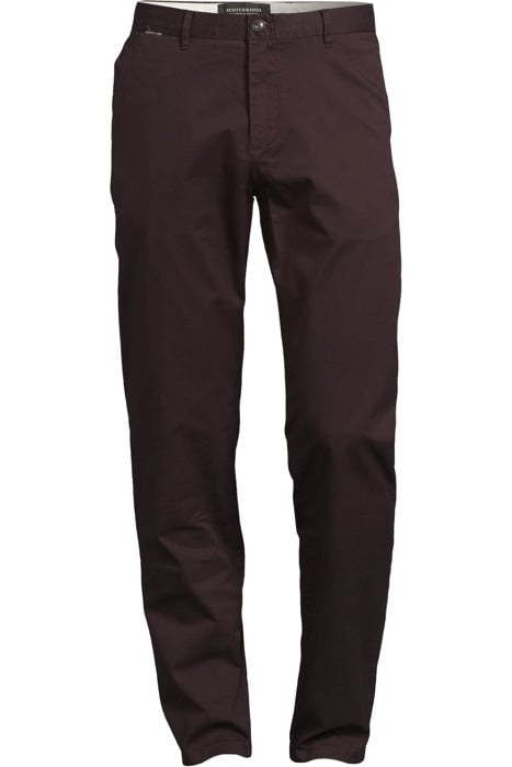 STUART- CLASSIC CHINO COTTON QUALITY BORDEAUBERGINE 1