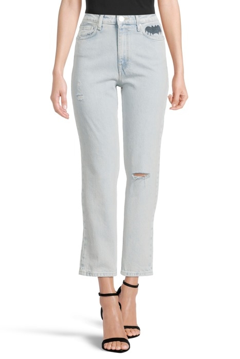 STRAIGHT UP SLIM JEANS II LIGHT BLUE STONE WASH 2