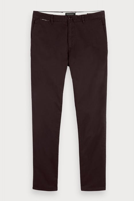 STUART- CLASSIC CHINO COTTON QUALITY BORDEAUBERGINE 7