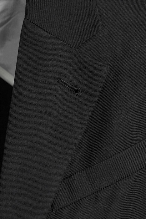 M. HUGH LINEN BLAZER BLACK 6