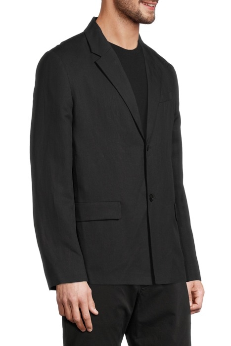 M. HUGH LINEN BLAZER BLACK 4