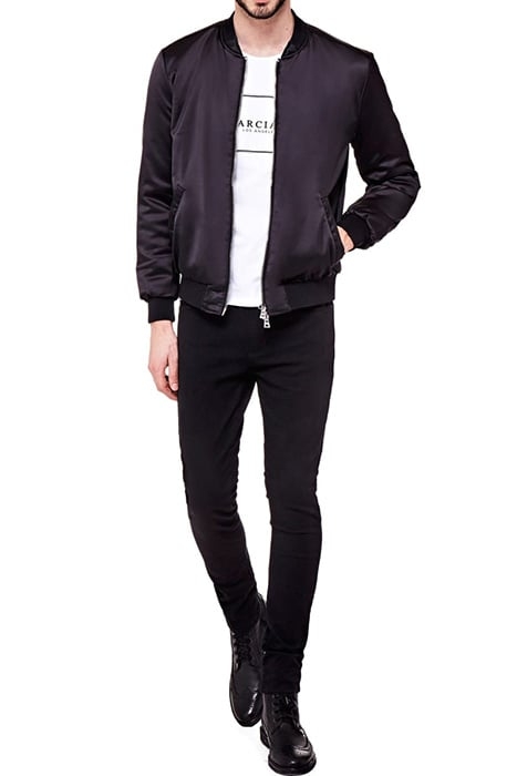 BOMBER JKT JET BLACK W/ FROST G 3