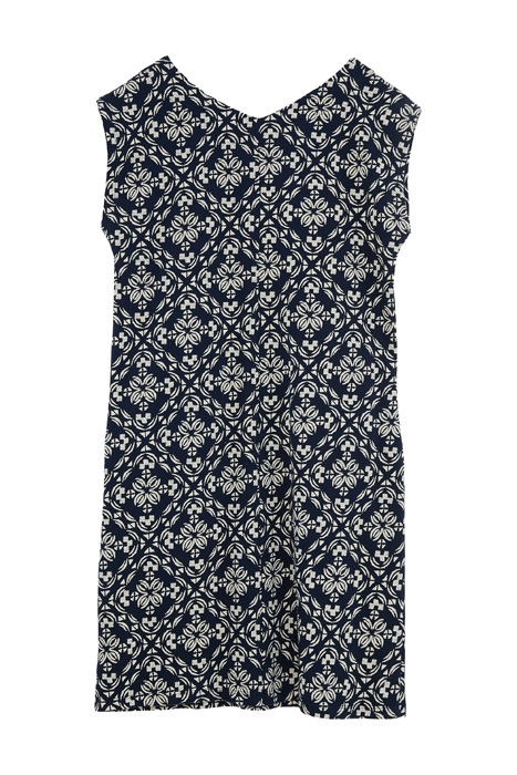 ADRIANNA FAIRTRADE DRESS NAVY MULTI 2