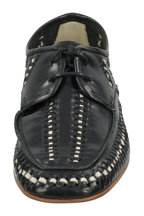 BLYTHE - LOW LACE SHOE BLACK 2