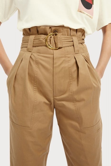 PAPERBAG CARGO PANTS IN CLEAN TWILL SAND 6