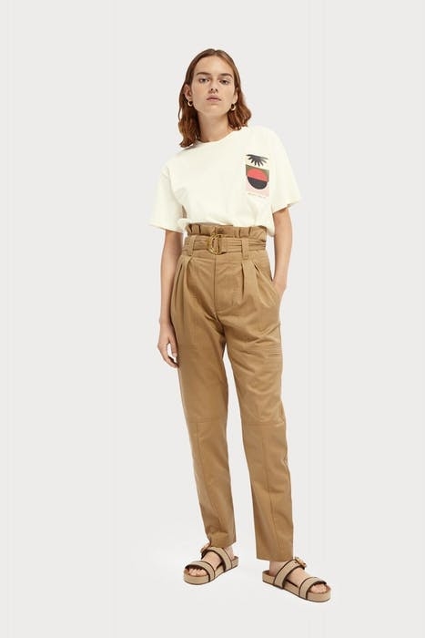 PAPERBAG CARGO PANTS IN CLEAN TWILL SAND 5