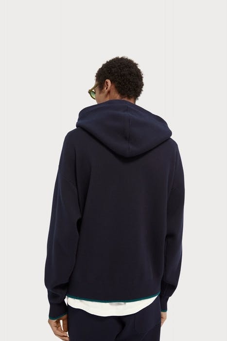 OVERSIZED HOODED PULL MIDNIGHT 4