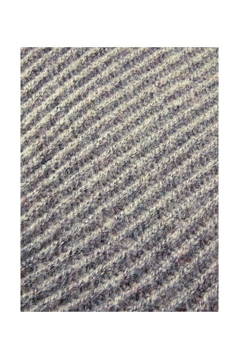 PULL WITH V-NECK WITH SPECIAL METALLIC YARN GREY MELANGE 8