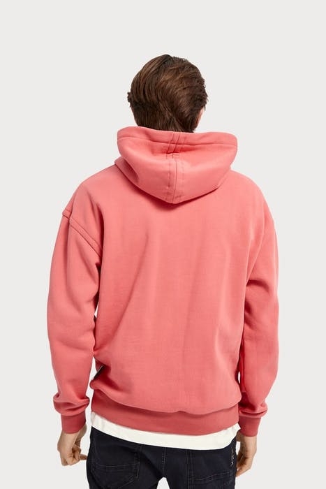 HOODED SWEAT WITH SCOTCH & SODA GRAPHIC PINK SMOOTHIE 4