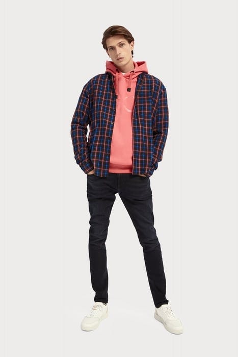 HOODED SWEAT WITH SCOTCH & SODA GRAPHIC PINK SMOOTHIE 7