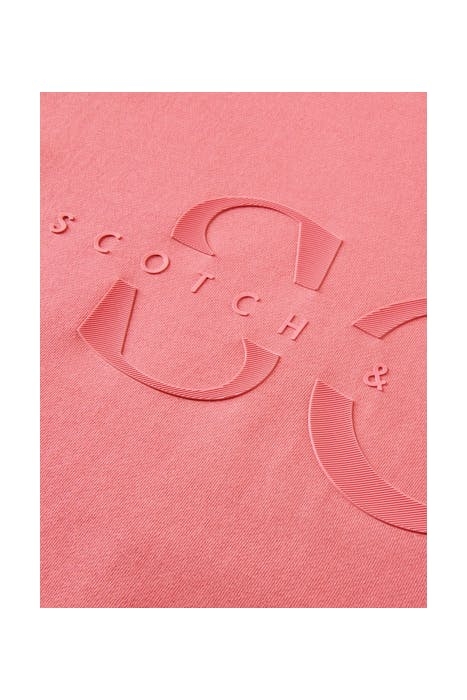 HOODED SWEAT WITH SCOTCH & SODA GRAPHIC PINK SMOOTHIE 5