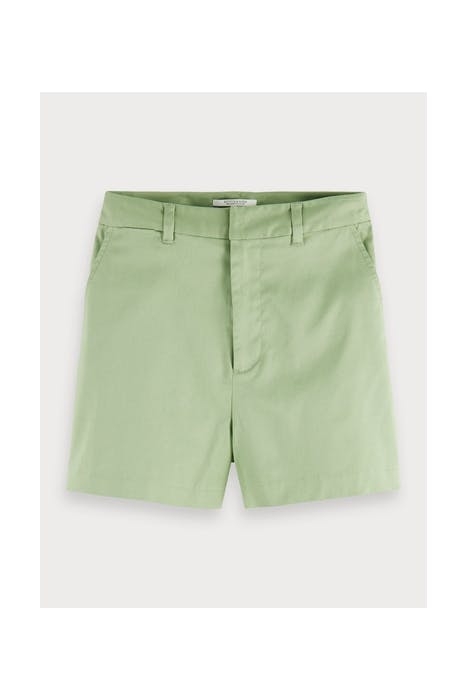 ABOTT' ORGANIC COTTON CHINO SHORTS SEA GREEN 1