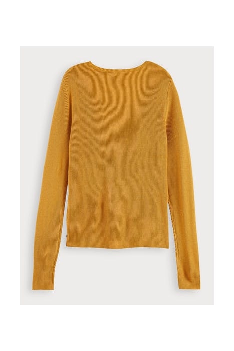 CLASSIC CARDIGAN MARIGOLD MELANGE 2