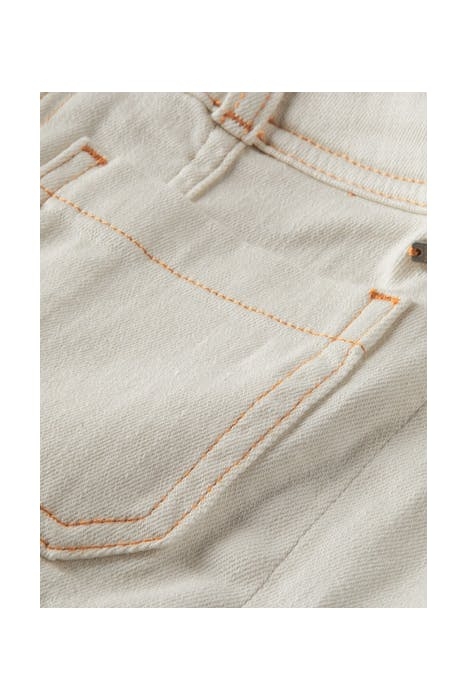 ORGANIC COTTON STRAIGHT FIT PANTS WITH CONTRAST STITCHING OF 3