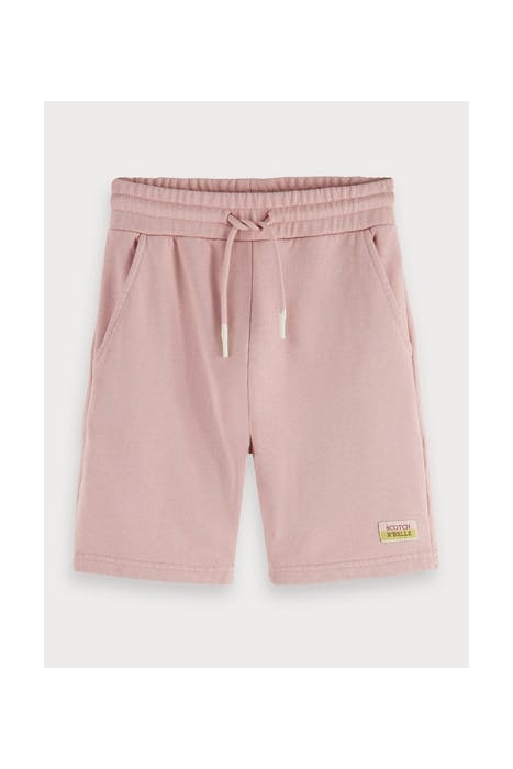 UNISEX ORGANIC SWEAT SHORTS MAUVE 1