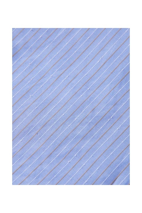 STRUCTURED STRIPE SHIRT IN CUPRO BLEND COMBO M 3