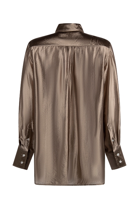 AKIRA METALLIC SHIRT GREY TAUPE 2
