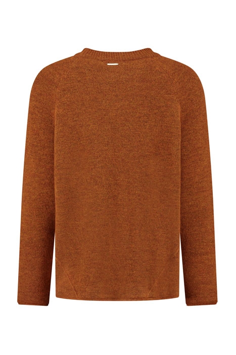 GIRLS JODY KNIT BURNT ORANGE 2