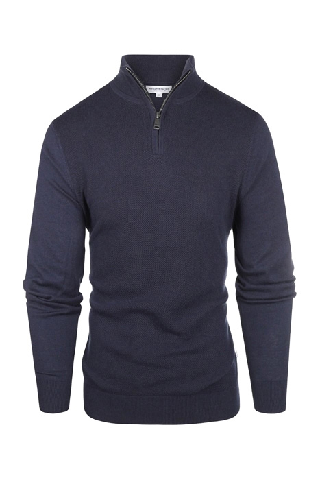 MCG ZIP MOCK SWEATER CLASSIC NAVY 1