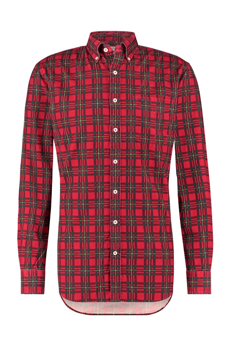 MCG RF TARTAN CORD SHIRT RED APPLE 1
