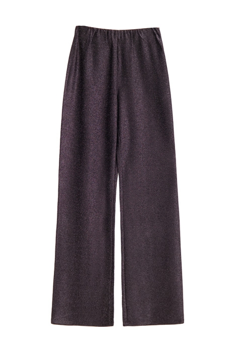 ZWARTE GLITTER STRAIGHT FIT BROEK BLACK BLACK 1