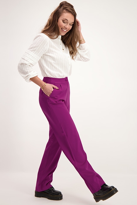 PAARSE SATIJNEN LOOK PANTALON PURPLE PURPLE 3
